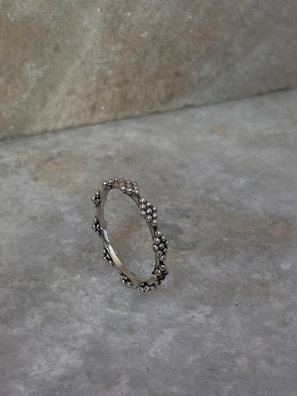 Raavy Tribal Stack 925 Sterling Silver Ring