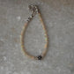 Natural Ethiopian Opal with Floral Charm Handcrafted 925 Sterling Silver Bracelet