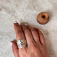 Hammered Chunky 925 Sterling Silver Ring