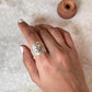 Hammered Chunky 925 Sterling Silver Ring