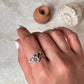 Flower / Floral Leaf 925 Sterling Silver Ring - Tarakaya Silver