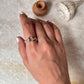 Clear Quartz /Sphatik Square Cut 925 Sterling Silver Ring