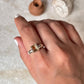 Citrine Square Cut Stone 925 Sterling Silver Ring