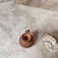 Citrine Square Cut Stone 925 Sterling Silver Ring
