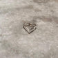 Double V Stackable 925 Sterling Silver Ring - Tarakaya Silver