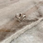 Double V Stackable 925 Sterling Silver Ring - Tarakaya Silver