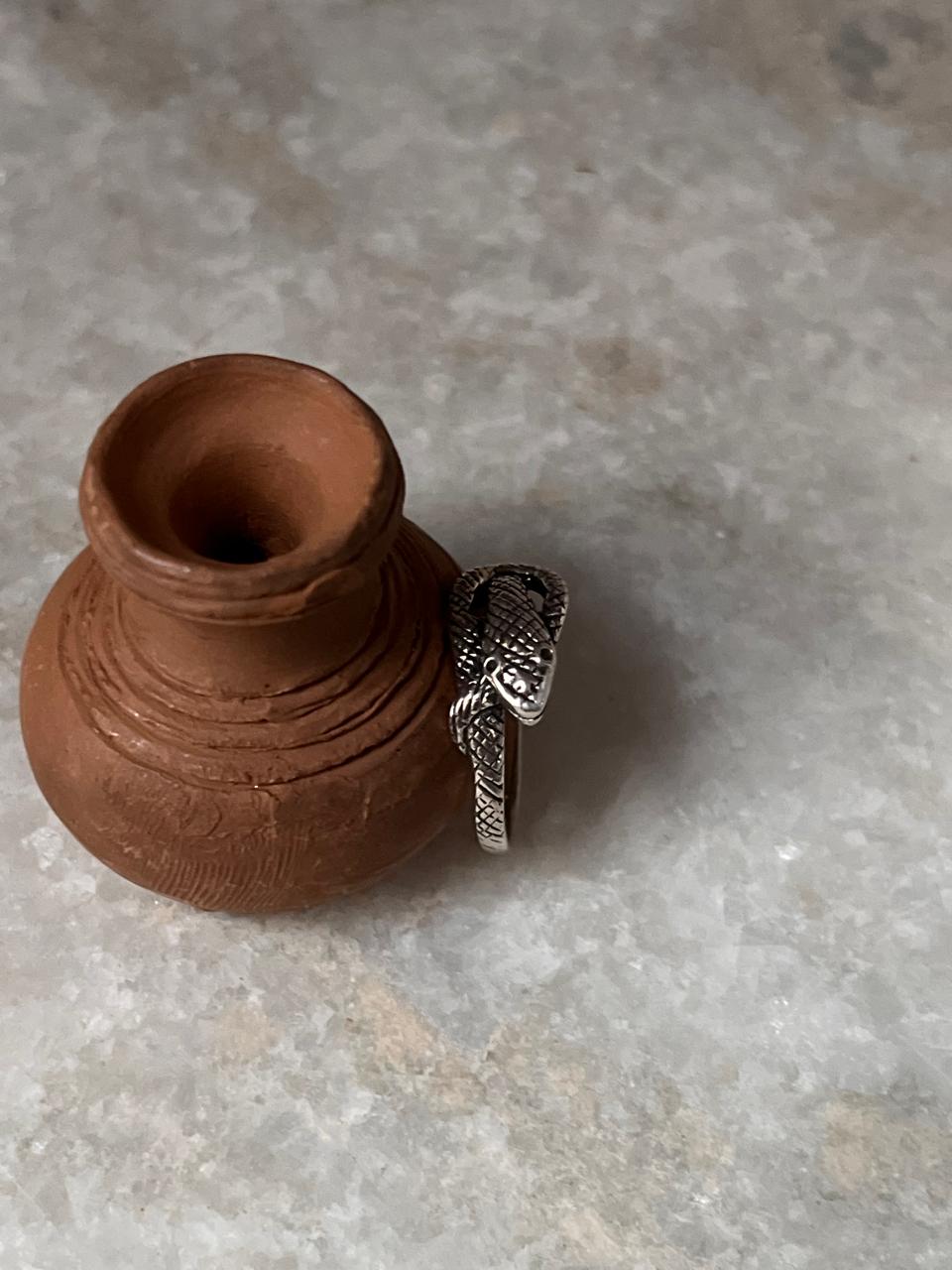 Eternal Snake/ Serpent Knot 925 Sterling Silver Ring