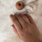 Double Triangle 925 Sterling Silver Ring