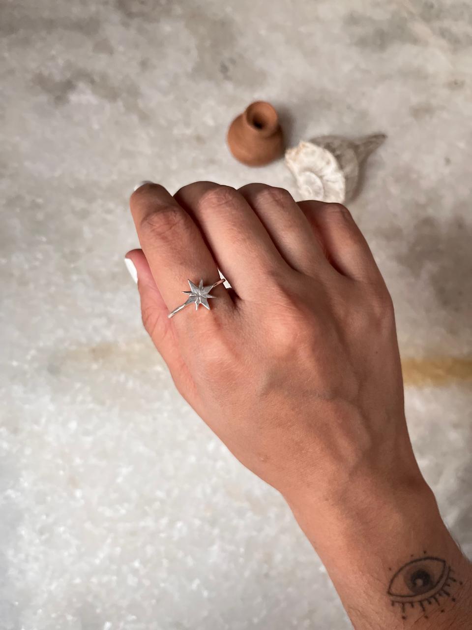 North Star 925 Sterling Silver Ring
