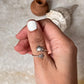 Adjustable Tortoise Starfish 925 Sterling Silver Ring
