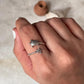 Adjustable Tortoise Starfish 925 Sterling Silver Ring