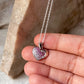 Romantic Pink Gradient Heart Cubic Zirconia Sterling Silver Necklace