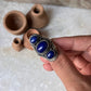 Lapis Lazuli Boho Statement 925 Sterling Silver Ring