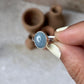 Aquamarine Natural Oval 925 Sterling Silver Ring