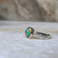 Natural Ethiopian Opal Patterned Band 925 Sterling Silver Ring