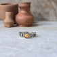Natural Ethiopian Opal Princess Band 925 Sterling Silver Ring