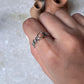 Natural Ethiopian Opal Princess Band 925 Sterling Silver Ring