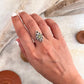 Peridot Boho 925 Sterling Silver Ring