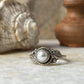 Fresh Water Pearl Forest Boho 925 Sterling Silver Ring