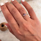 Amethyst Pear Solitaire Cuban Link Band 925 Sterling Silver Ring