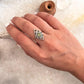 Peridot Boho 925 Sterling Silver Ring