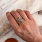 Peridot Boho 925 Sterling Silver Ring