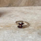 Garnet Marquise Double Stone 925 Sterling Silver Ring