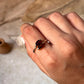 Garnet Marquise Double Stone 925 Sterling Silver Ring
