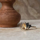 Citrine Divine Lotus 925 Sterling Silver Ring