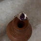 Amethyst Divine Lotus 925 Sterling Silver Ring