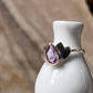 Amethyst Divine Lotus 925 Sterling Silver Ring