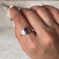 Amethyst Divine Lotus 925 Sterling Silver Ring