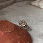 Citrine Round Boho 925 Sterling Silver Ring
