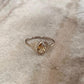 Citrine Divine Lotus 925 Sterling Silver Ring