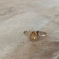 Citrine Divine Lotus 925 Sterling Silver Ring