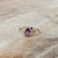 Amethyst Divine Lotus 925 Sterling Silver Ring