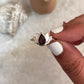 Garnet Divine Lotus 925 Sterling Silver Ring