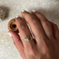 Citrine Divine Lotus 925 Sterling Silver Ring