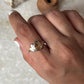 Citrine Divine Lotus 925 Sterling Silver Ring