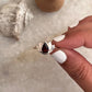 Garnet Divine Lotus 925 Sterling Silver Ring