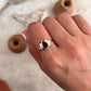 Garnet Divine Lotus 925 Sterling Silver Ring