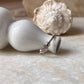 Rose Quartz Plain Band 925 Sterling Silver Ring