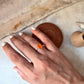 Carnelian Rectangular 925 Sterling Silver Ring