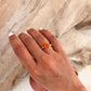 Carnelian Rectangular 925 Sterling Silver Ring