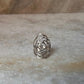 Rose Filigree 925 Sterling Silver Ring