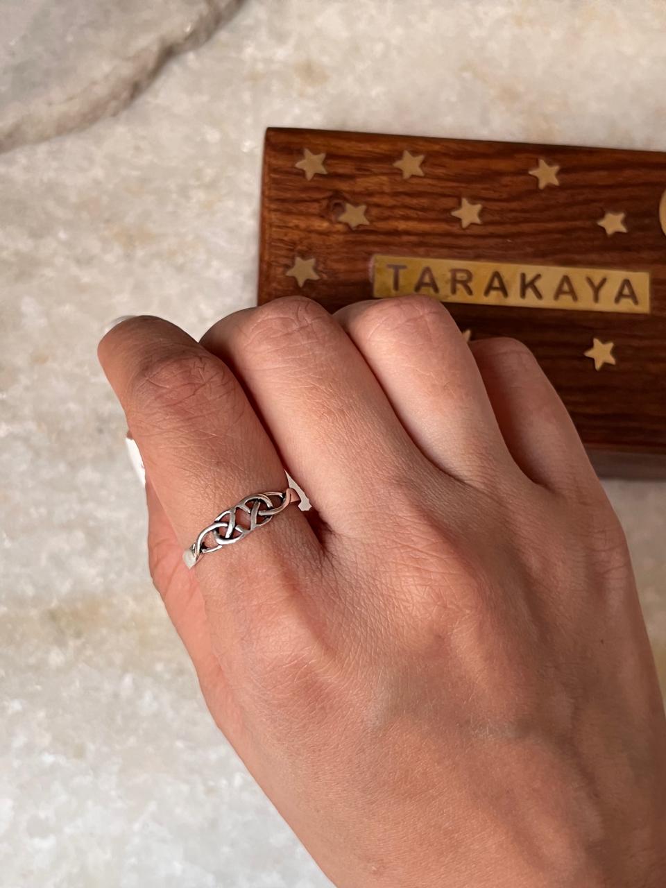 Small Celtic Knot 925 Sterling Silver Ring