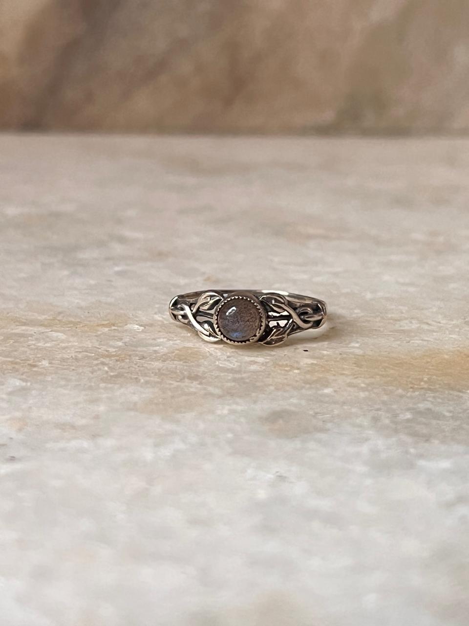 Labradorite Forest Enchantments 925 Sterling Silver Ring
