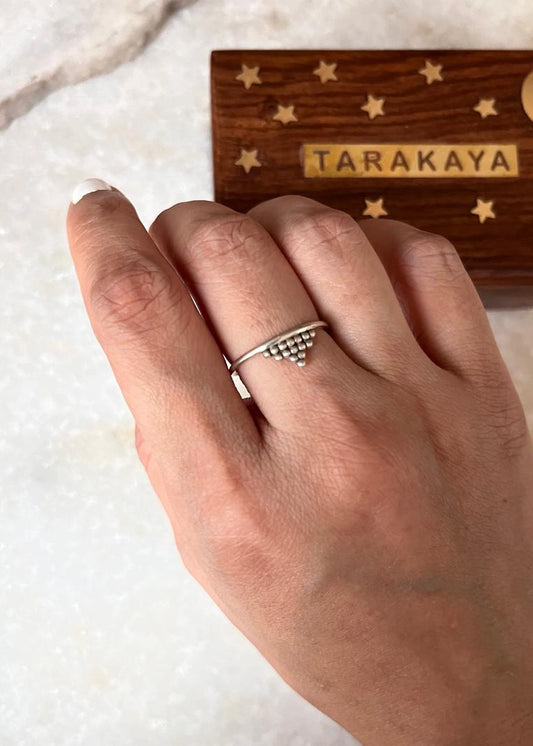 Bohemian style 925 sterling silver Teekona ring