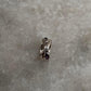 Master Healer -Amethyst Clear Quartz Rose Quartz Cross Band 925 Sterling Silver Ring