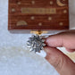 Surya Dev / Sun / Sooraj Tribal Adjustable 925 Sterling Silver Unisex Ring